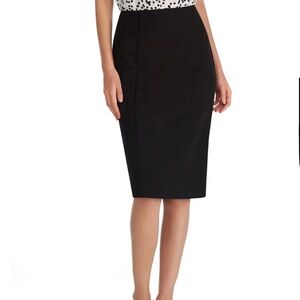 WHBM Seasonless Black Pencil Skirt NWT